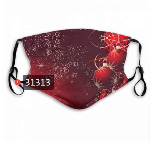 2020 Merry Christmas Dust mask with filter 110->mlb dust mask->Sports Accessory